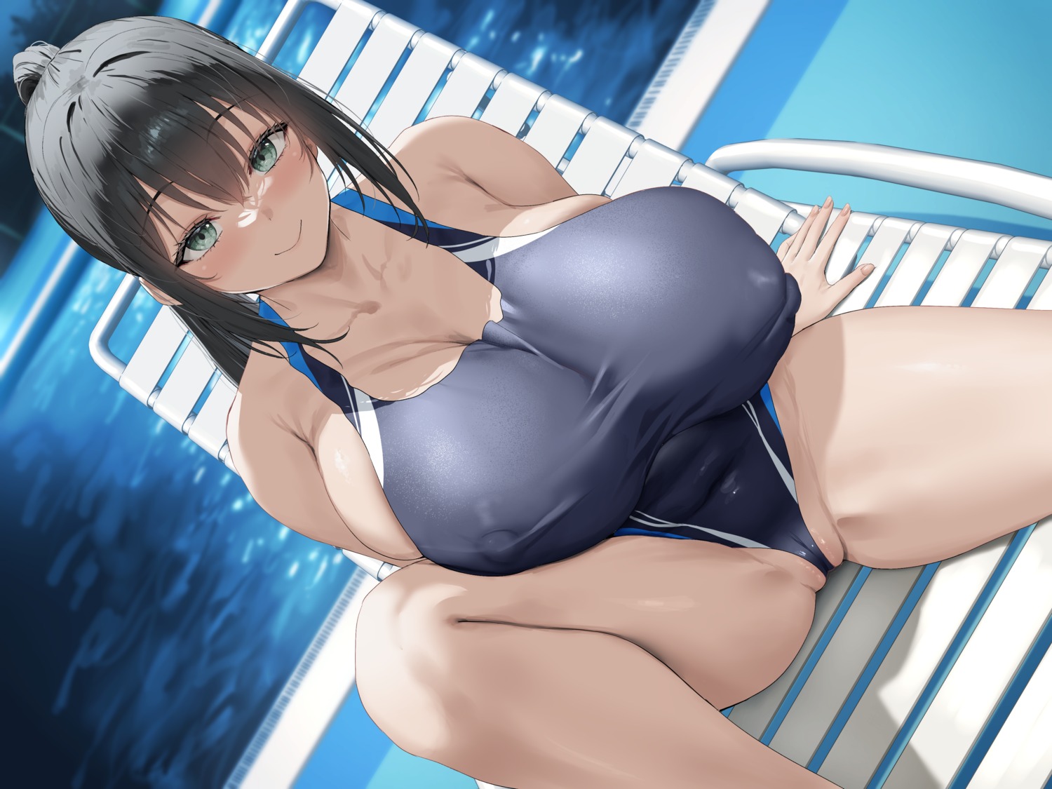 cameltoe erect_nipples oekakizuki swimsuits