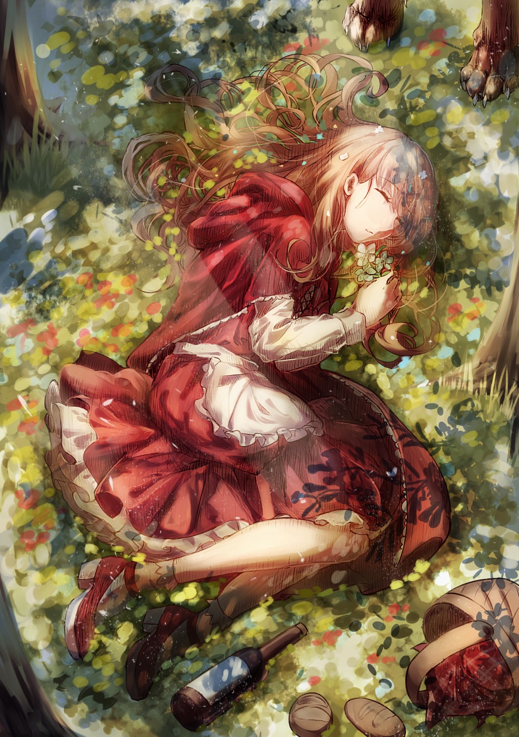 dress heels little_red_riding_hood_(character) nonohana