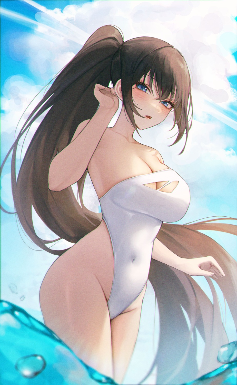 ame_816 swimsuits wet