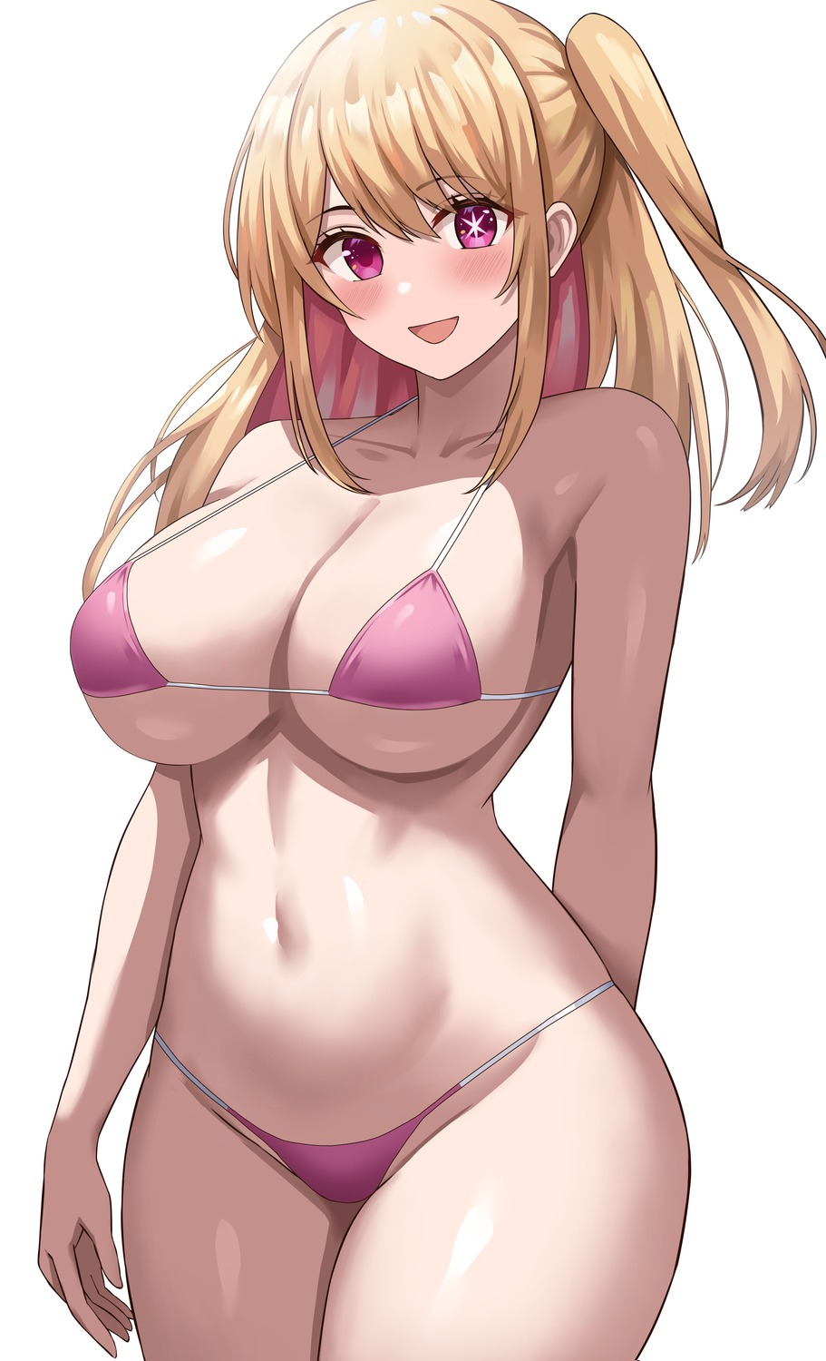 bikini hoshino_ruby jasony oshi_no_ko swimsuits thong