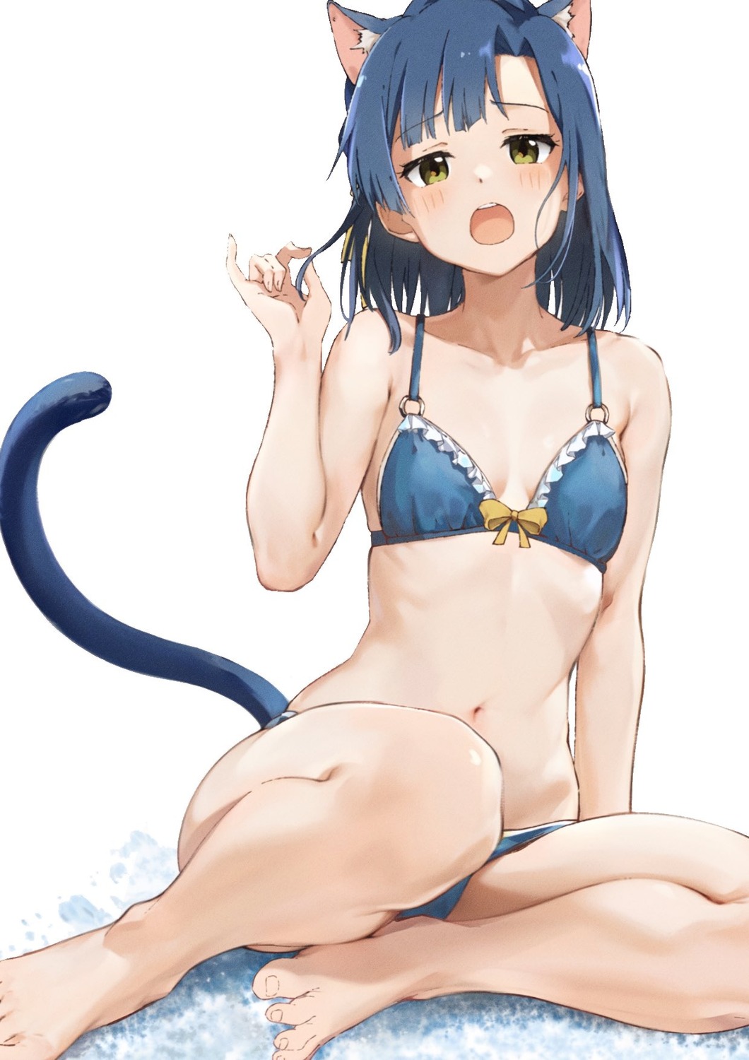 animal_ears bra nekomimi pantsu rauto tail