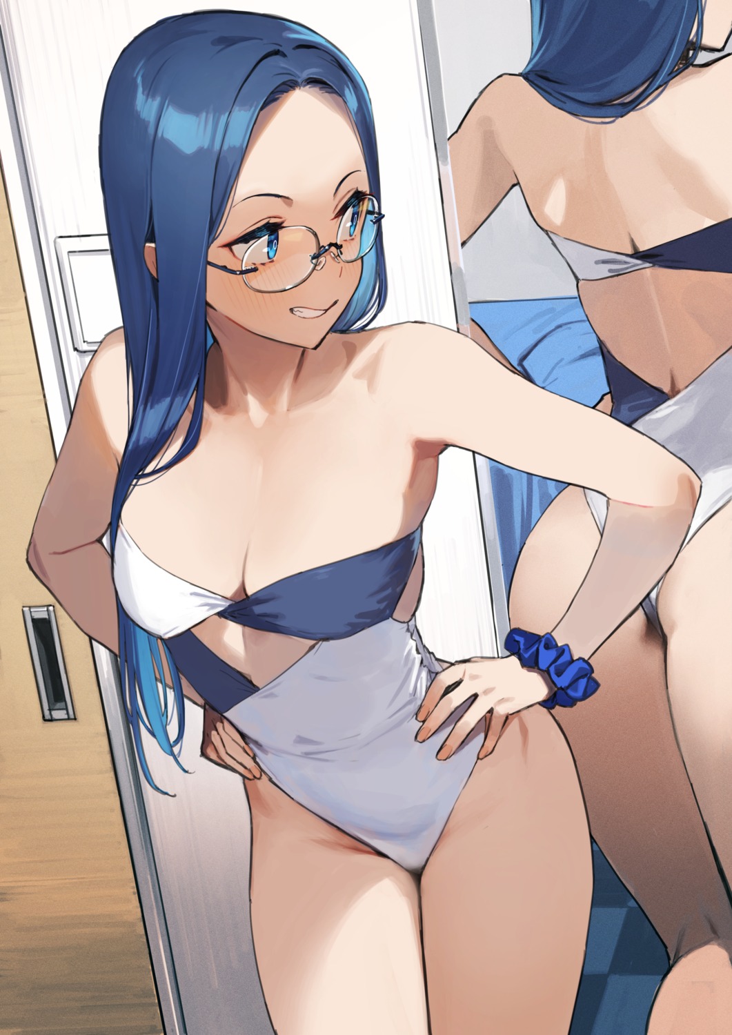 92m ass cleavage megane swimsuits