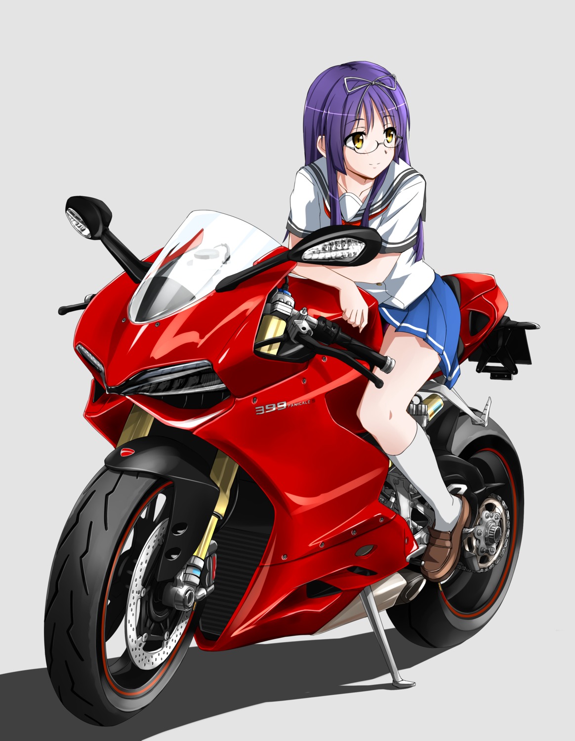 bakuon!! marimo0084570 megane minowa_hijiri seifuku