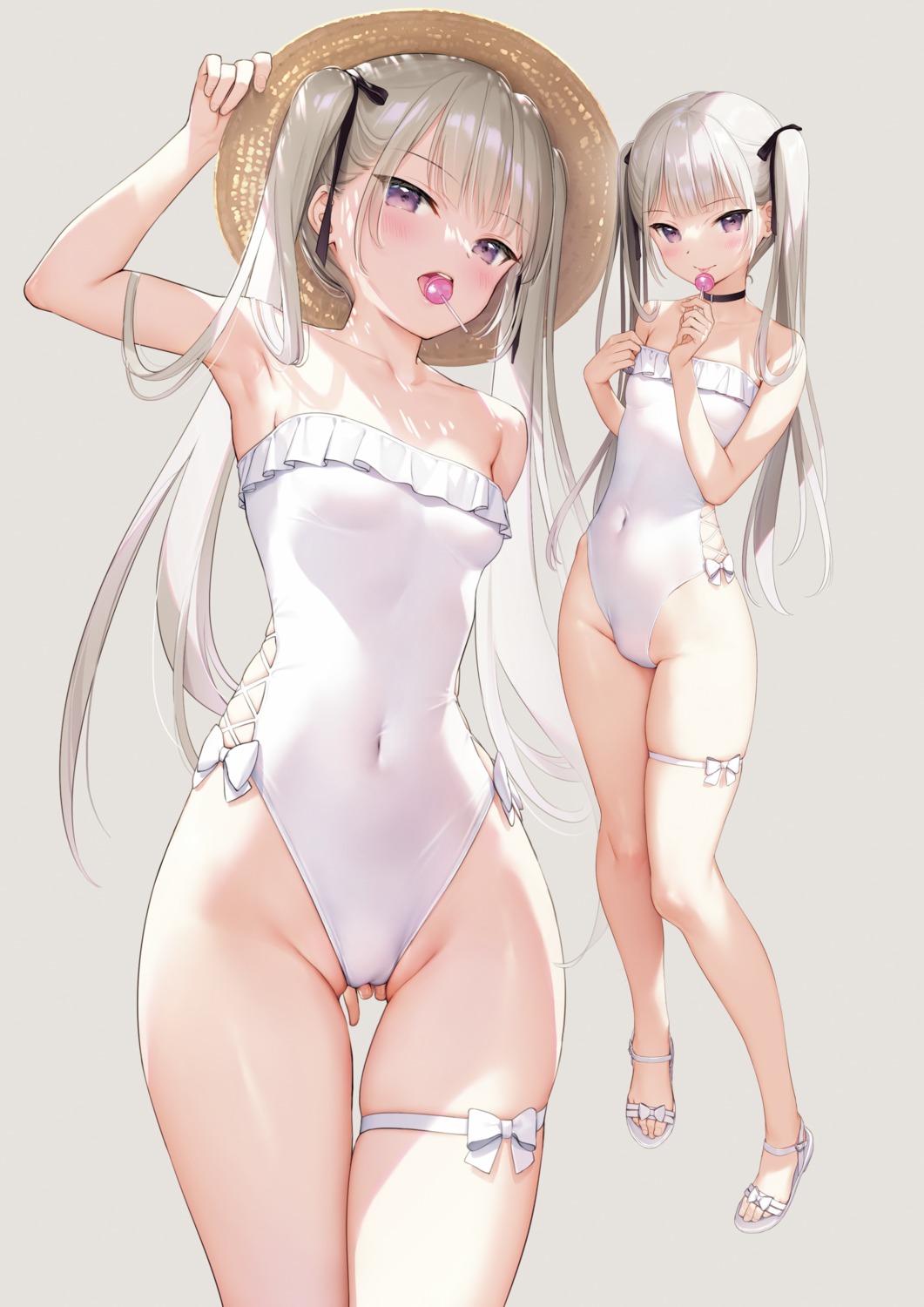 ame_(mignon) cameltoe digital_version garter mignon swimsuits