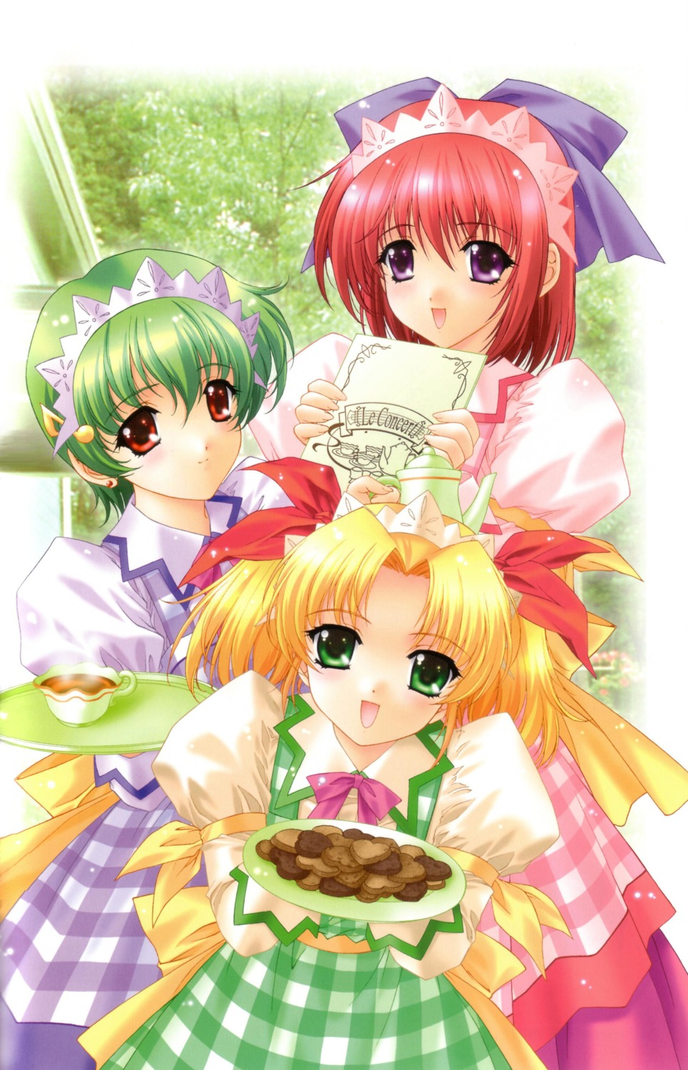 celia kimizuka_aoi little_monica_monogatari may_(little_monica_monogatari) tina waitress