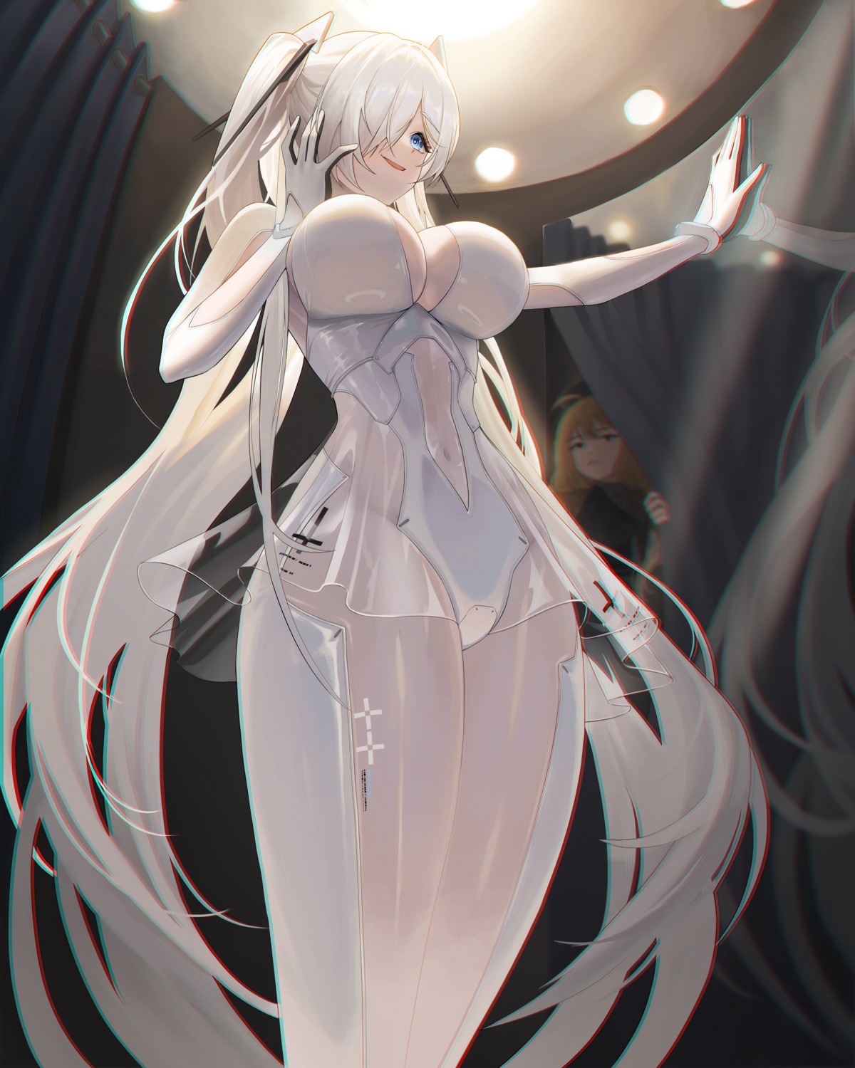 bodysuit cinderella_(nikke) goddess_of_victory:_nikke ion_932 no_bra see_through