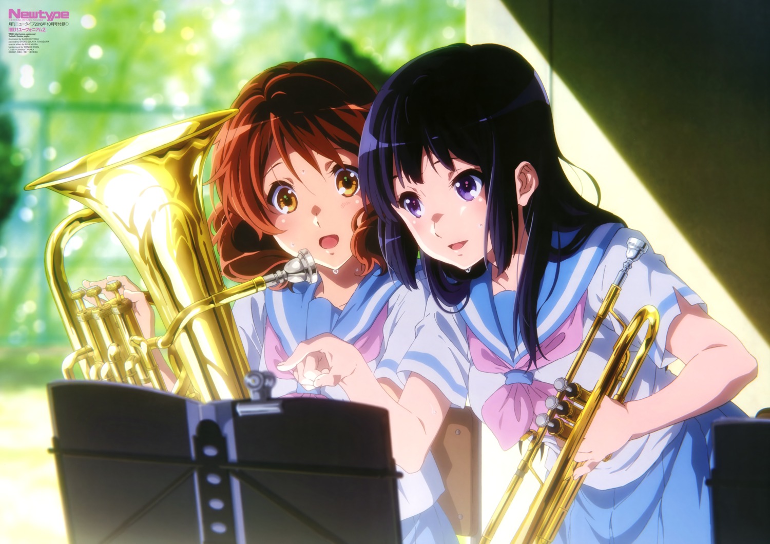 hibike!_euphonium hikiyama_kayo kousaka_reina oumae_kumiko seifuku