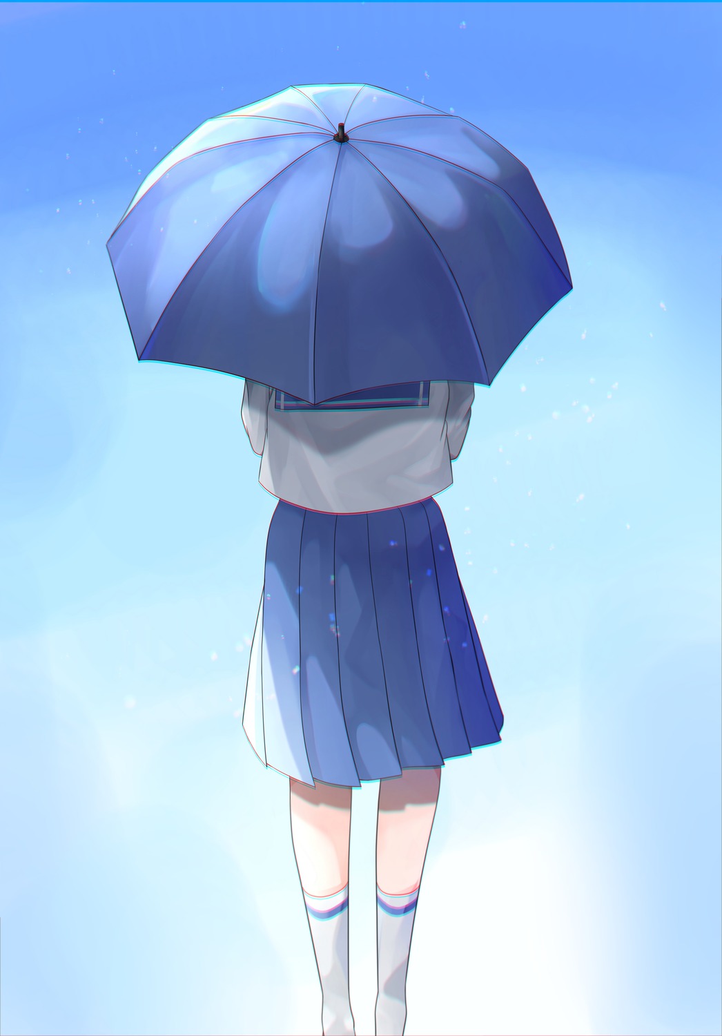 kanda_(kami4545) seifuku umbrella