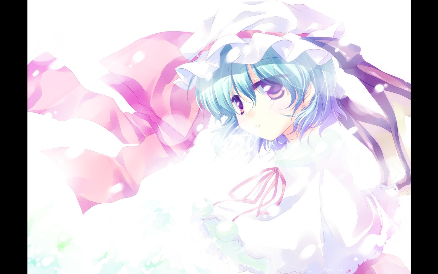 frac motomiya_mitsuki remilia_scarlet touhou wallpaper wings