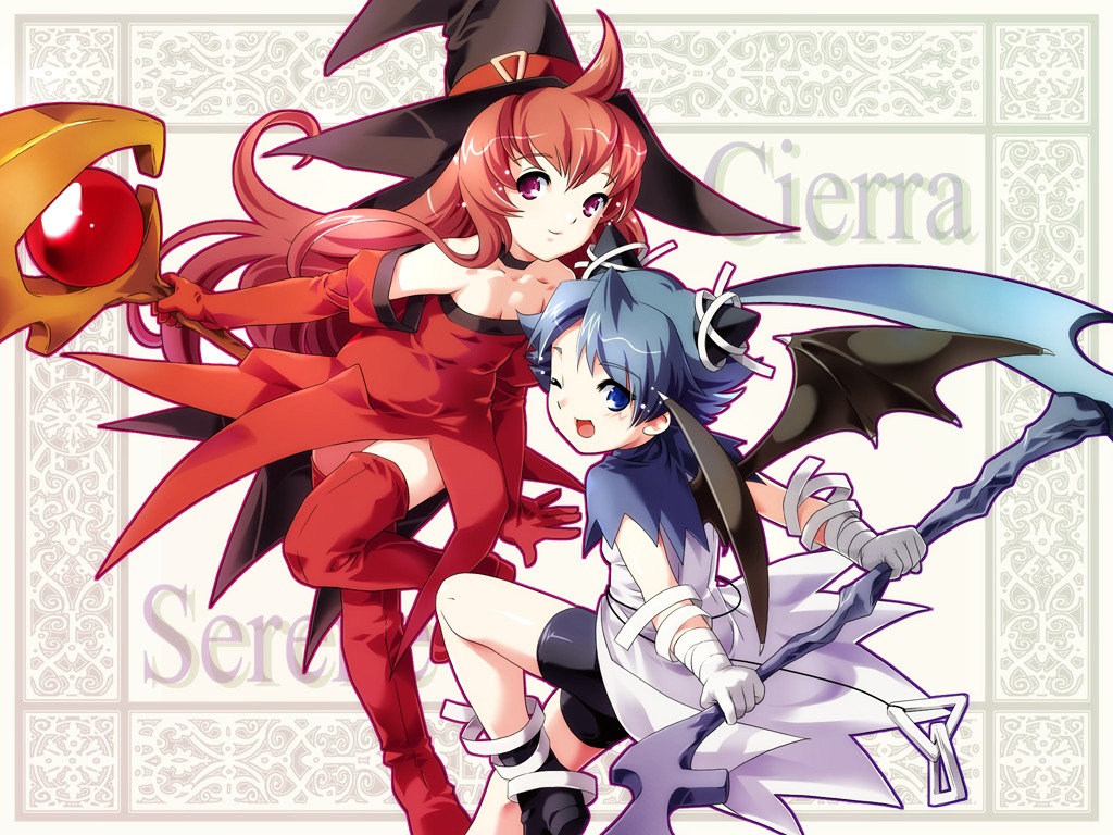 cierra riviera serene thighhighs wallpaper witch