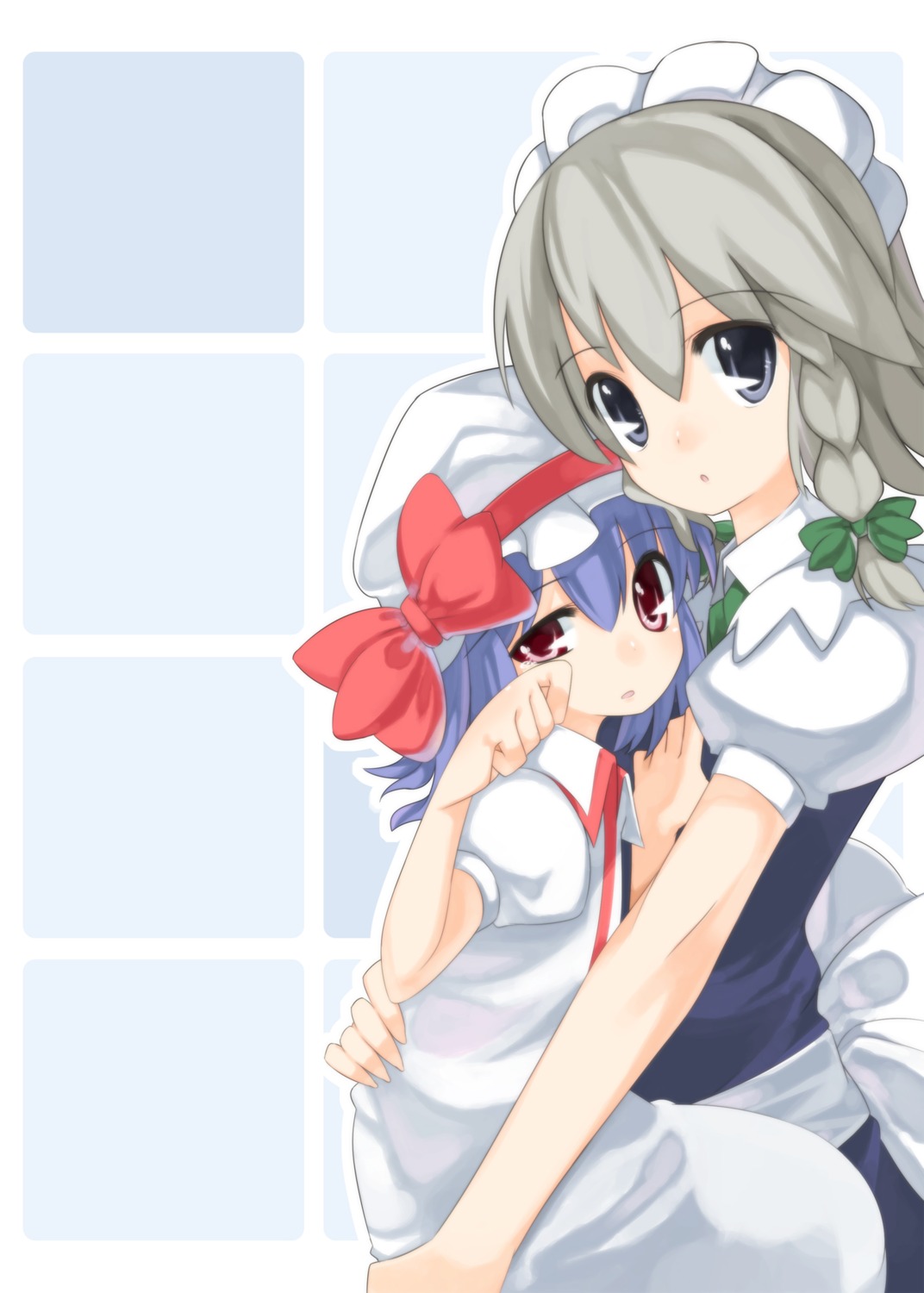 izayoi_sakuya remilia_scarlet shouji_ayumu symmetrical_docking touhou