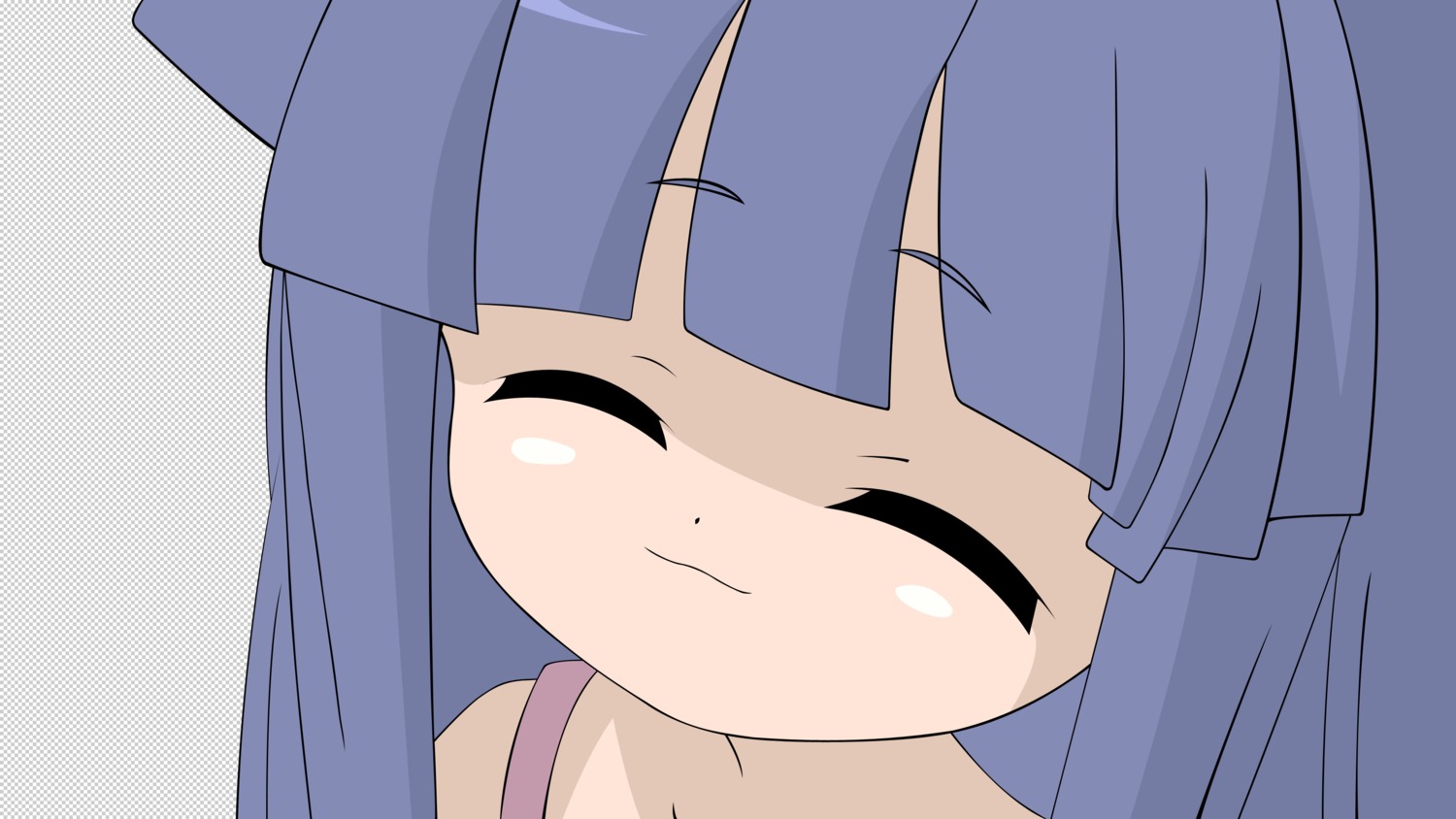 furude_rika higurashi_no_naku_koro_ni vector_trace