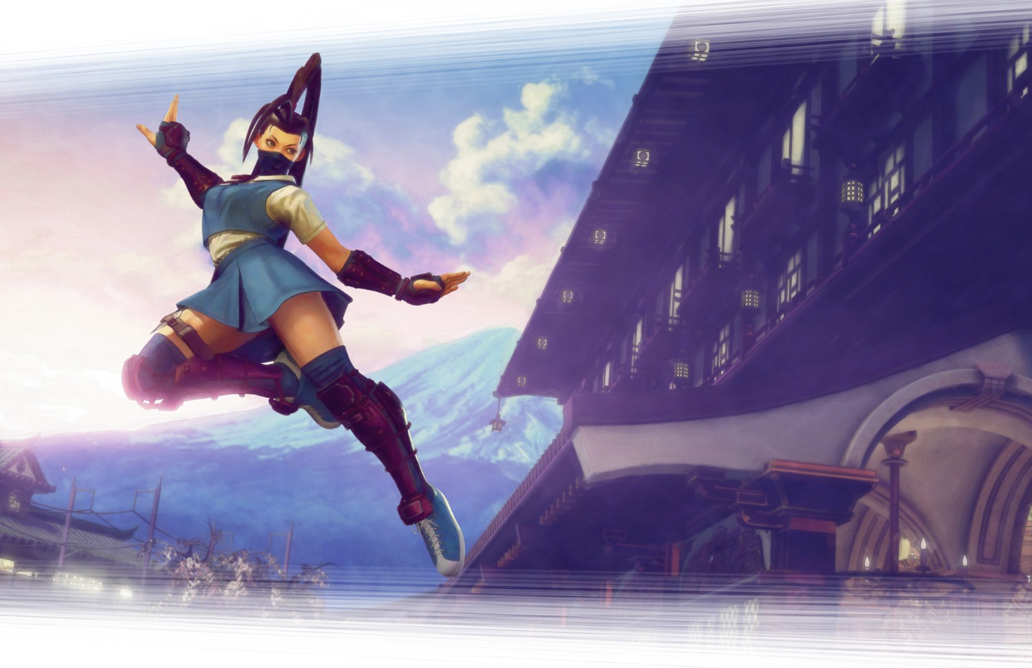 ibuki street_fighter tagme thighhighs