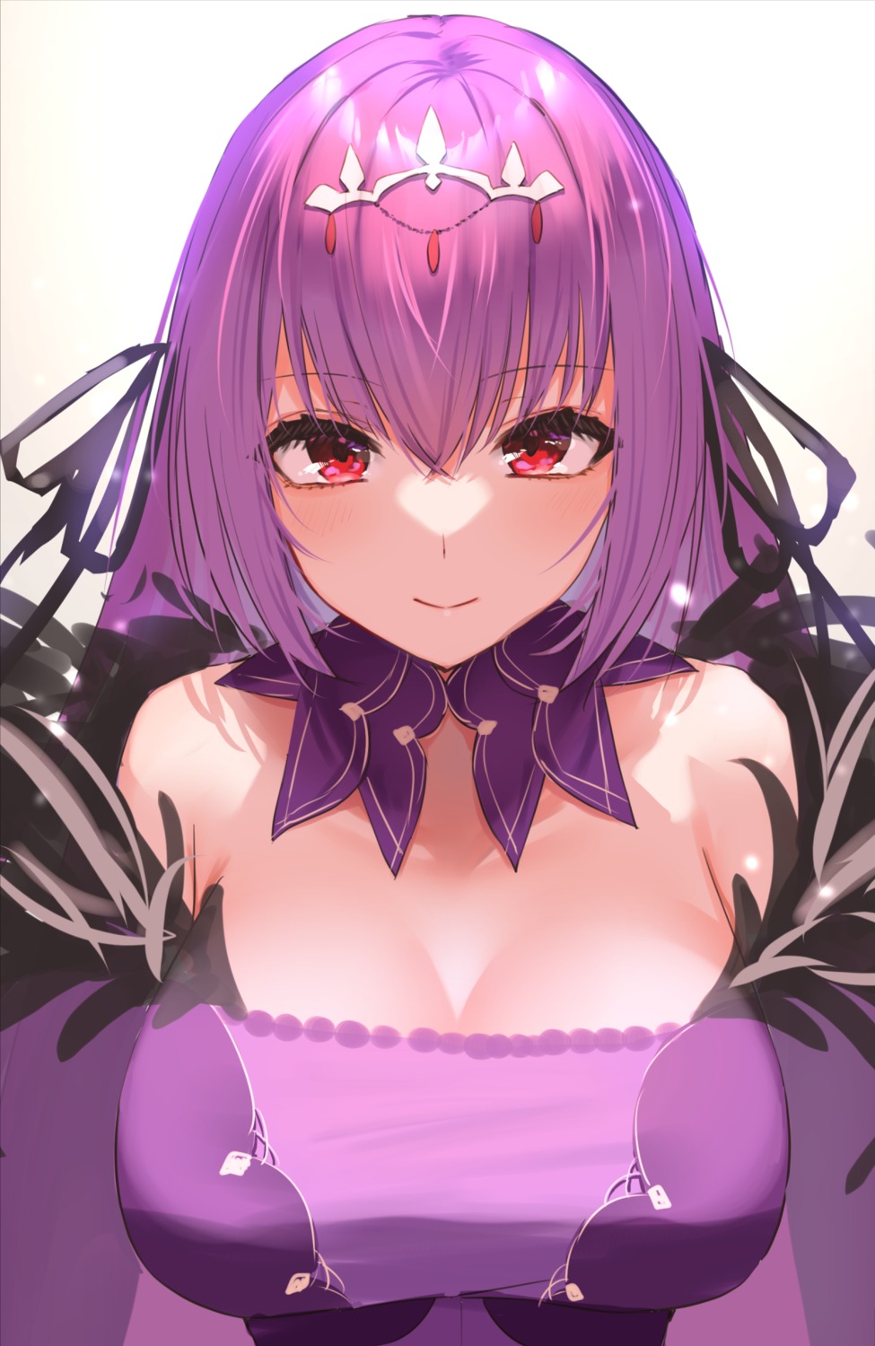 cleavage erect_nipples fate/grand_order no_bra scathach_skadi yamamura_umi