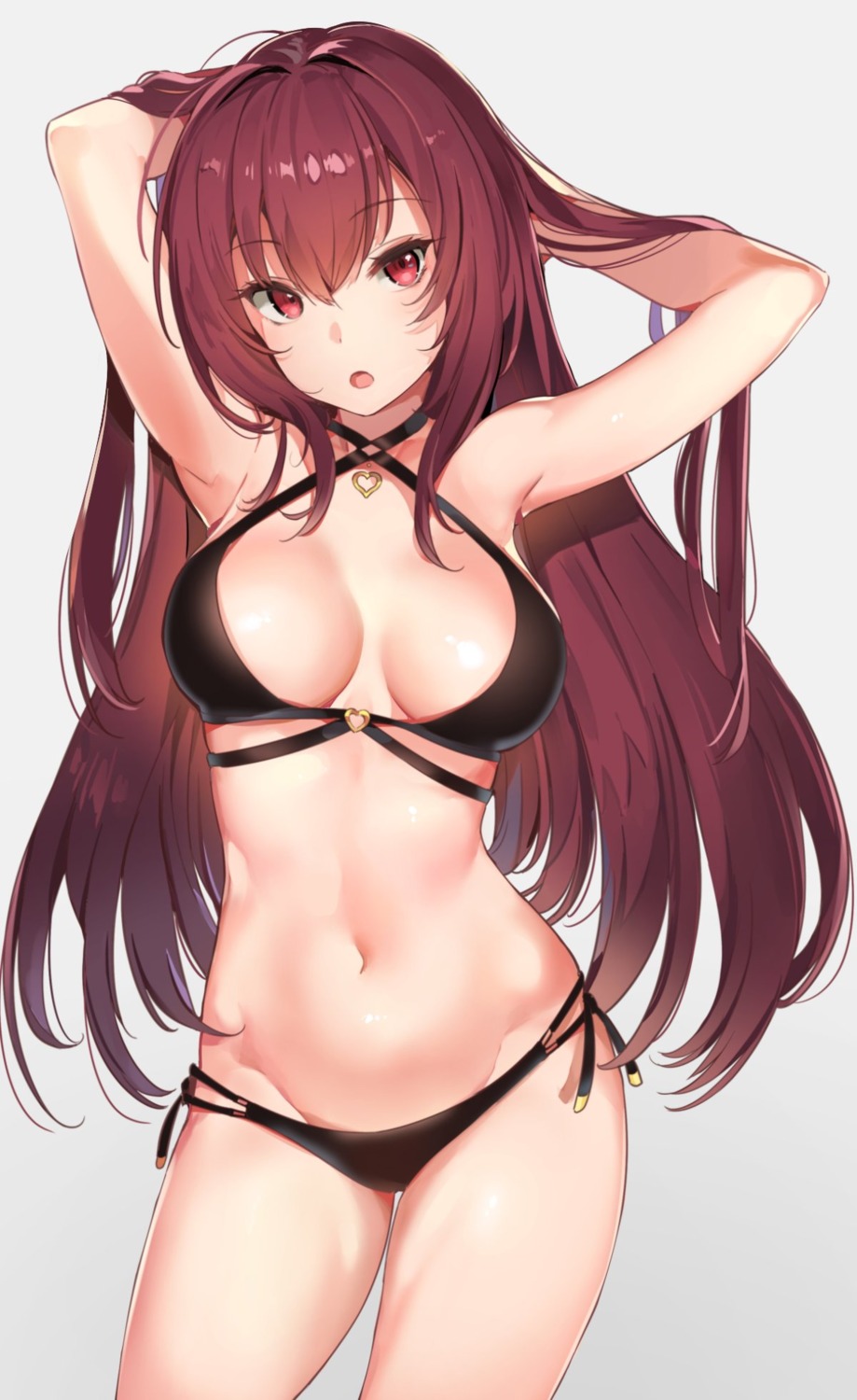 bikini fate/grand_order scathach_(fate/grand_order) swimsuits yuran