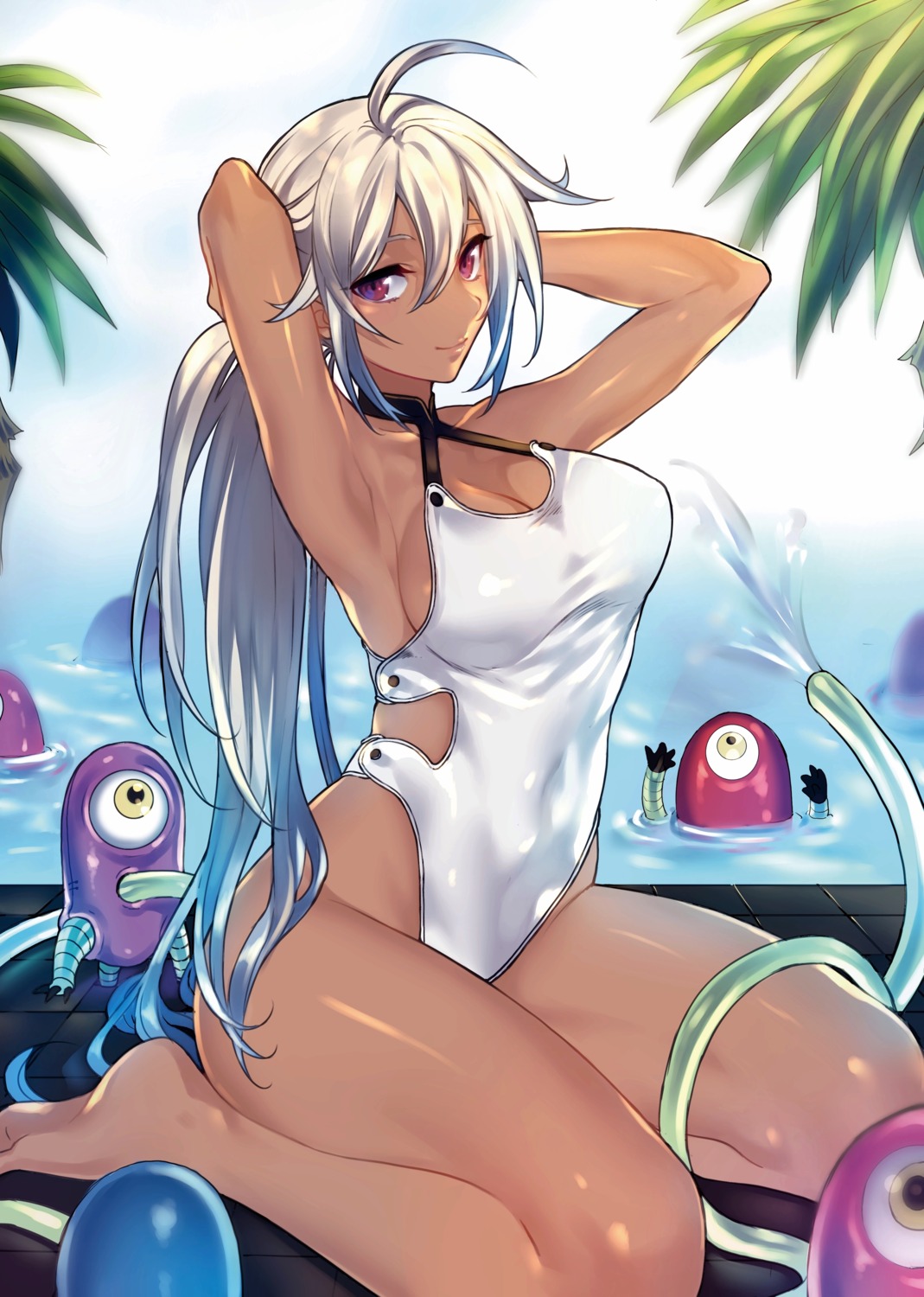 cleavage maruchi monster swimsuits