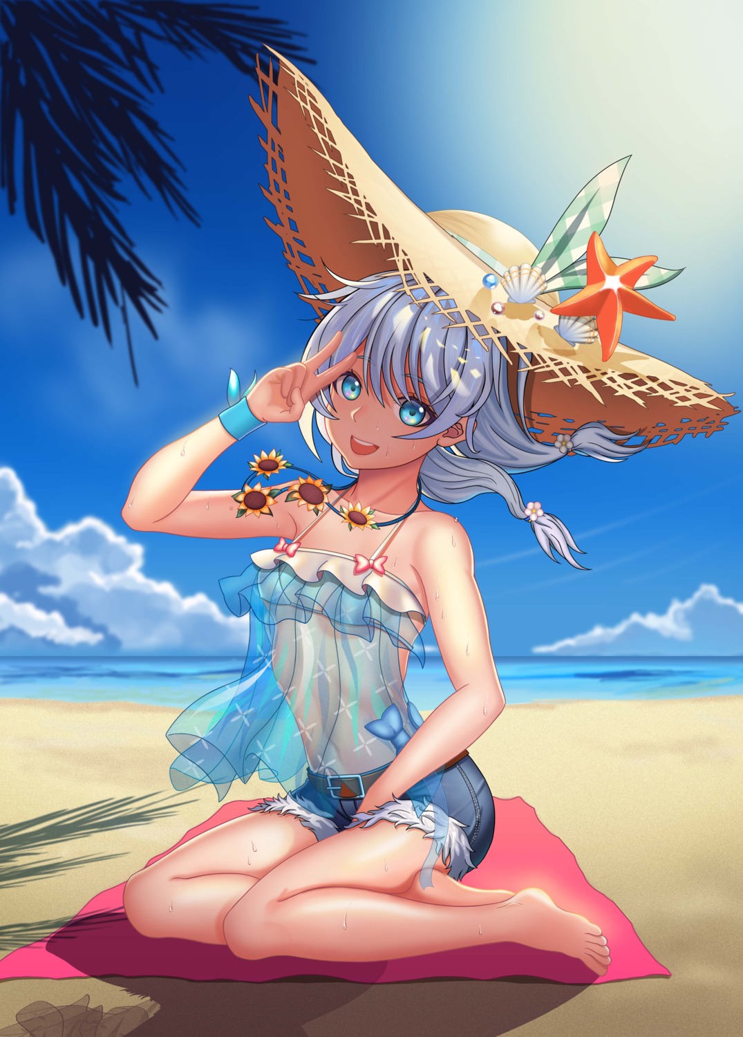 benghuai_xueyuan bikini_top honkai_impact see_through swimsuits tagme theresa_apocalypse