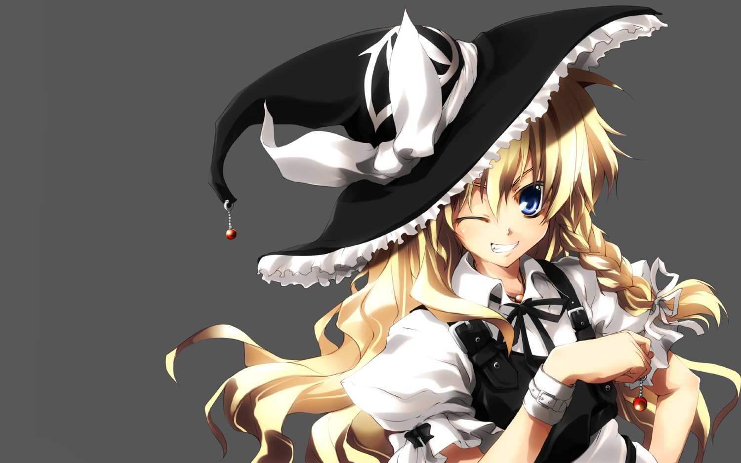 kirisame_marisa matsuno_canel touhou wallpaper witch