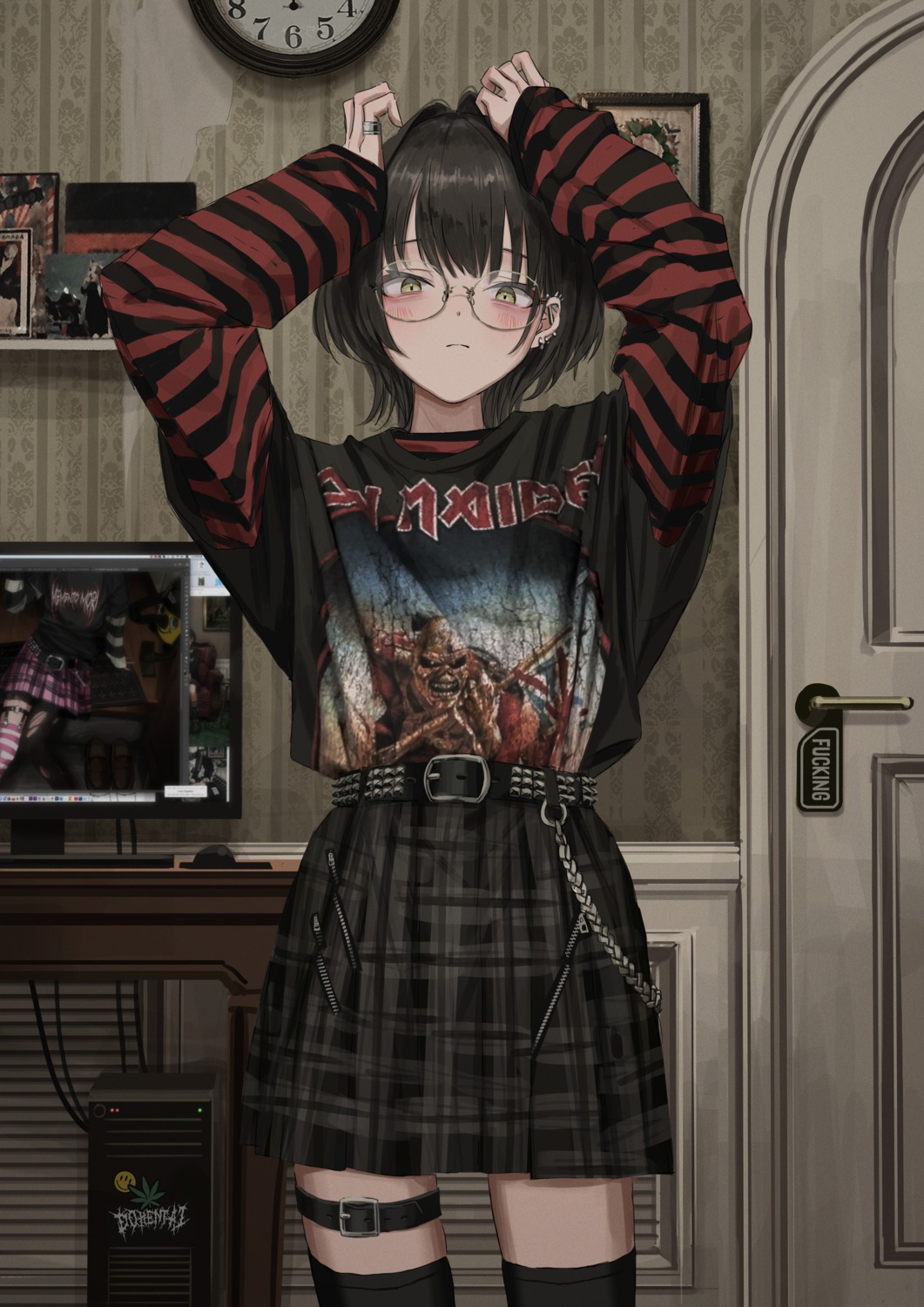 garter megane nadegata thighhighs