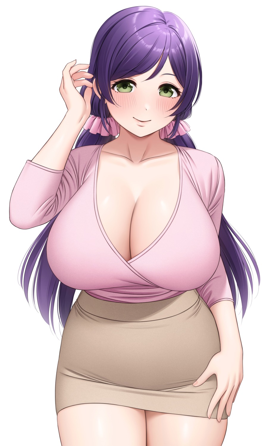 cleavage love_live! toujou_nozomi yonsi