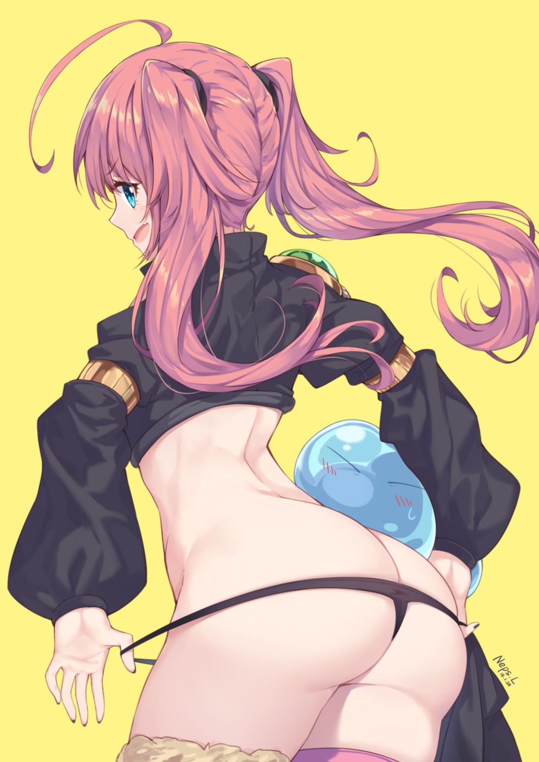 ass milim_nava neps-l pantsu panty_pull rimuru_tempest tensei_shitara_slime_datta_ken thong undressing