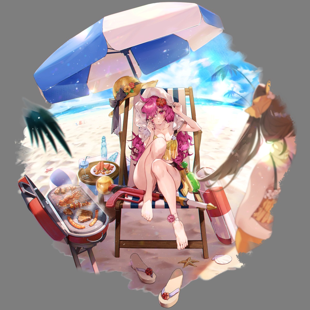 bikini feet girls_frontline gun qbu-88_(girls_frontline) see_through swimsuits transparent_png wz.29_(girls_frontline)