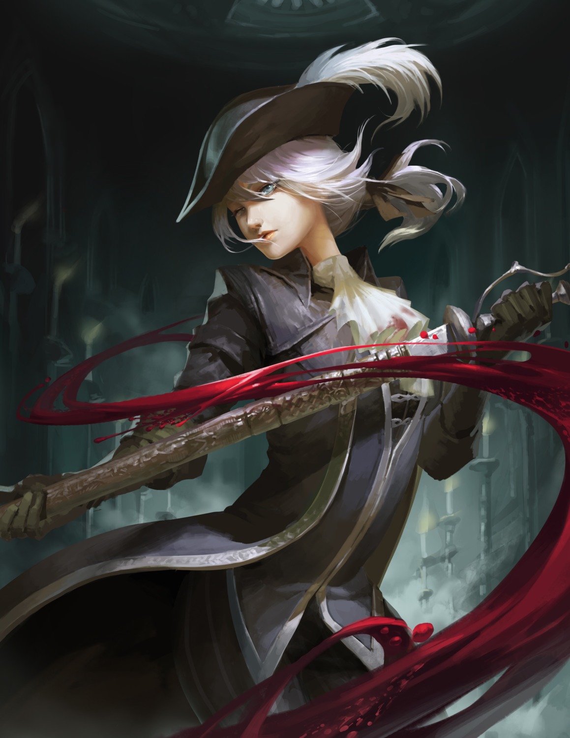 bloodborne lady_maria_of_the_astral_clocktower sword