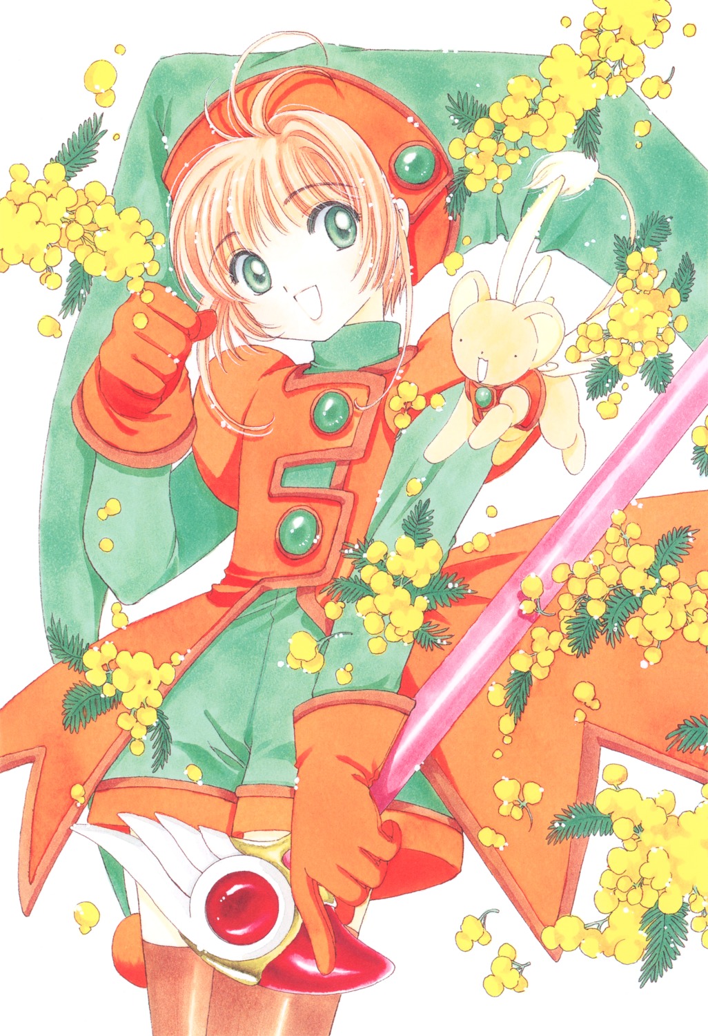 card_captor_sakura clamp kerberos kinomoto_sakura weapon