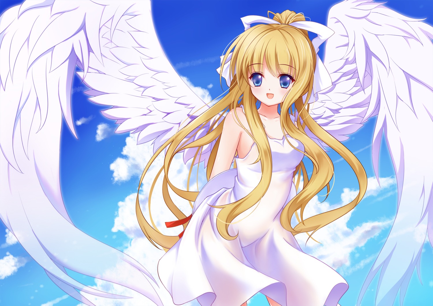 air dress kamio_misuzu linny summer_dress wings