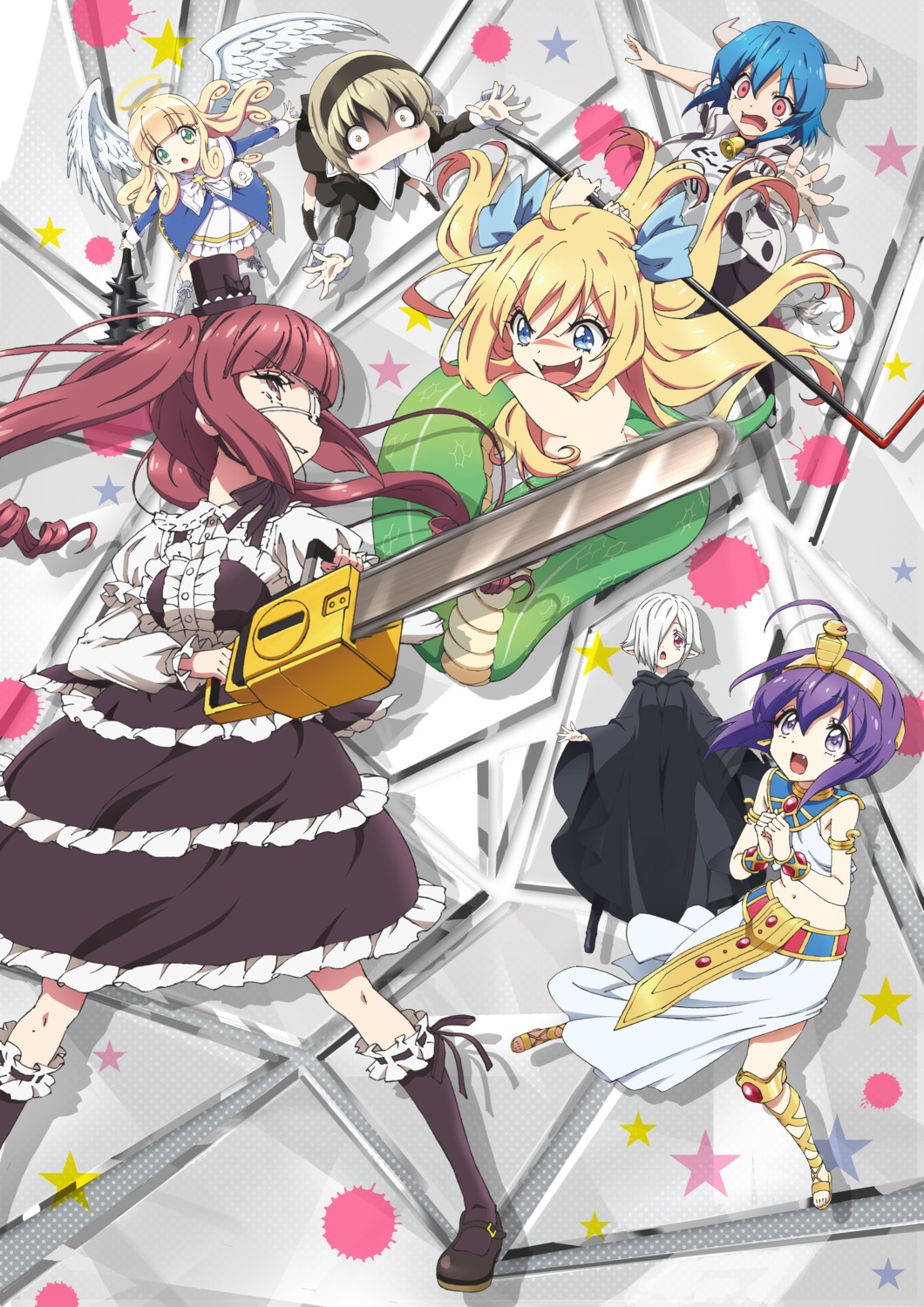 Get Wallpaper Jashin Chan Dropkick Hanazono Yurine Jashin Chan Medusa Jashin For iPhone