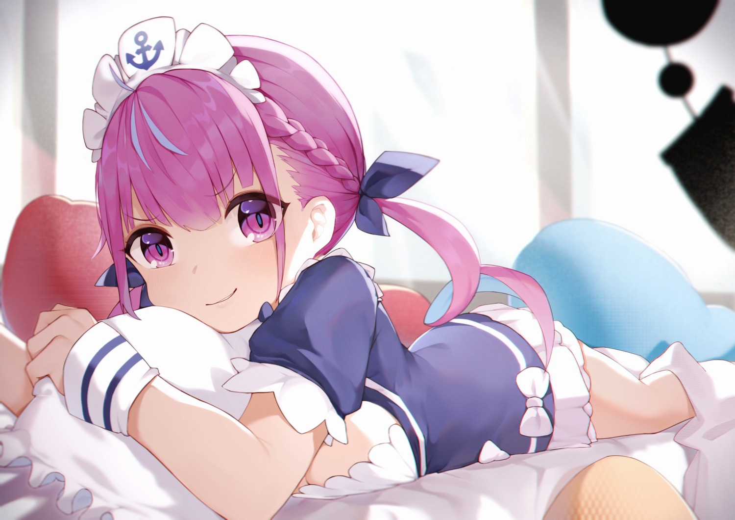 hololive maid minato_aqua toki_(1243309499)