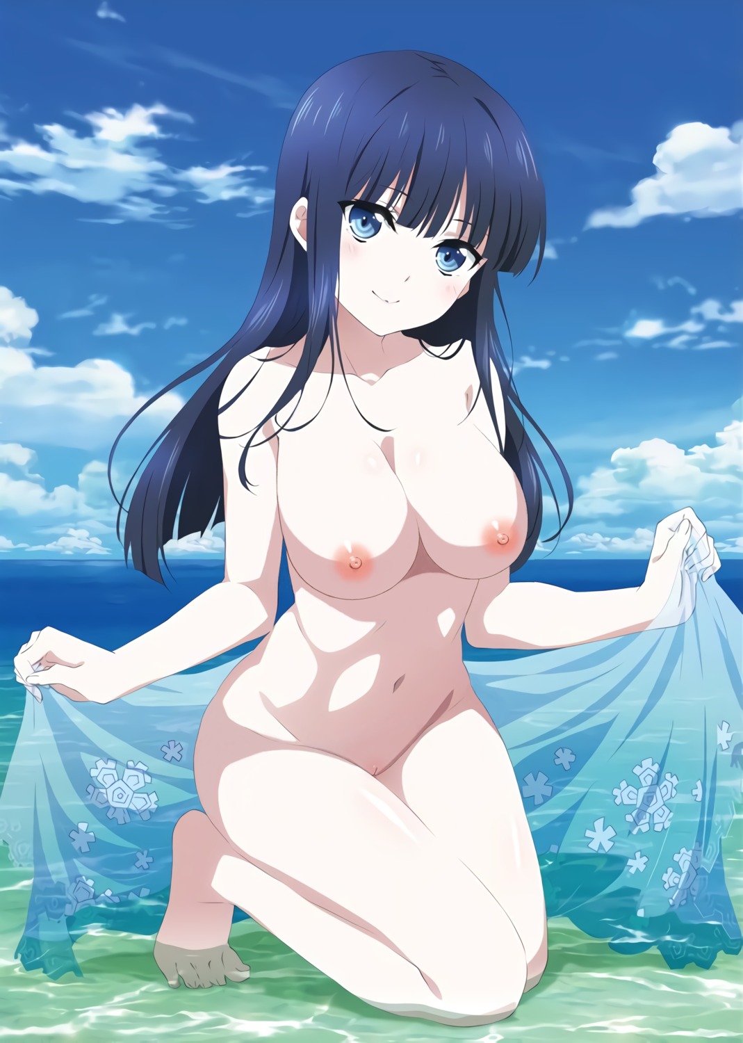 mahouka_koukou_no_rettousei naked nipples pussy shiba_miyuki tagme uncensored wet