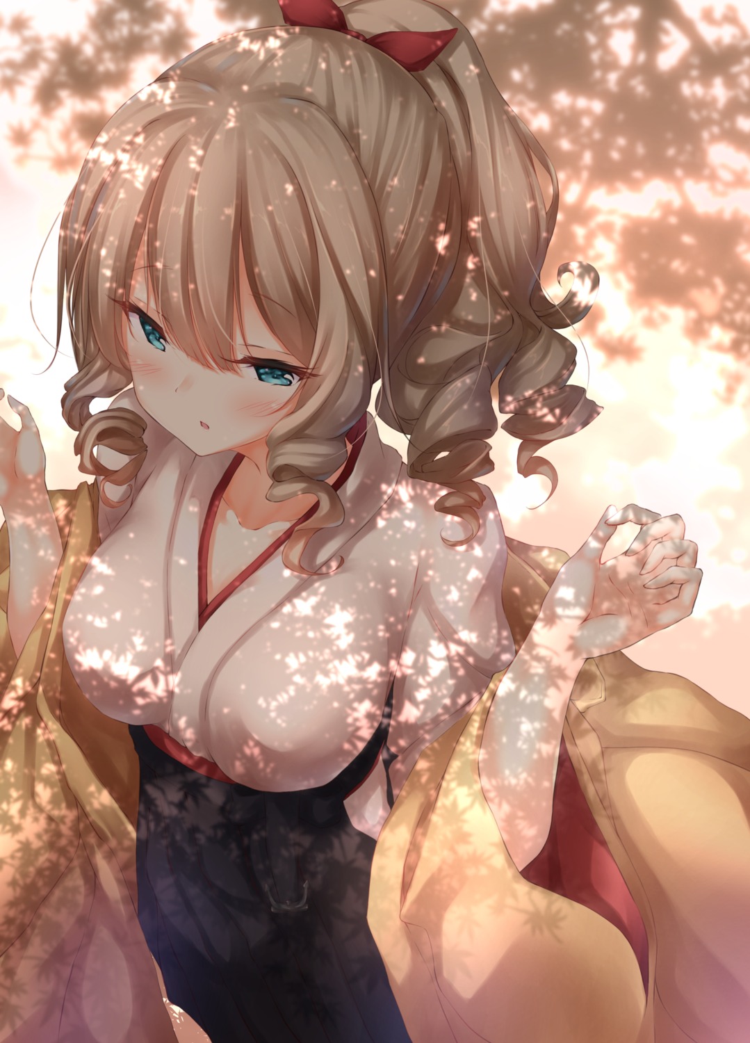 hatakaze_(kancolle) japanese_clothes kantai_collection numpopo