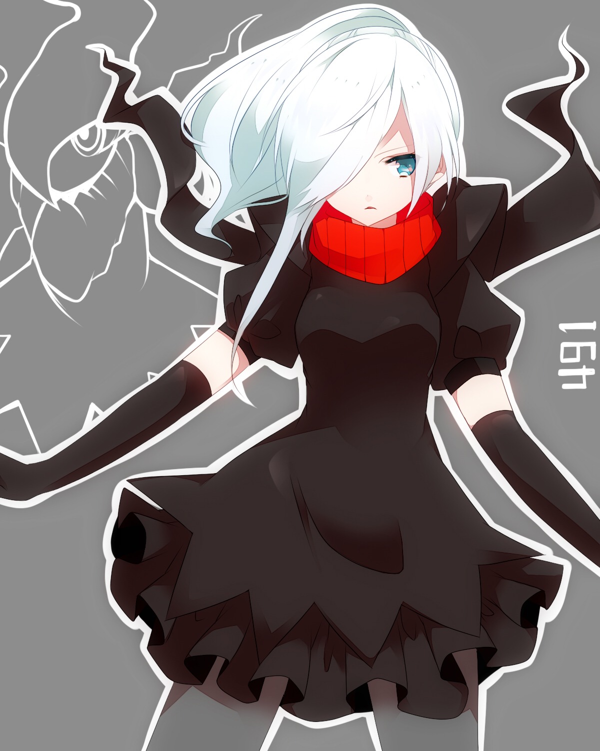 anthropomorphization darkrai dress pokemon takeshima_eku