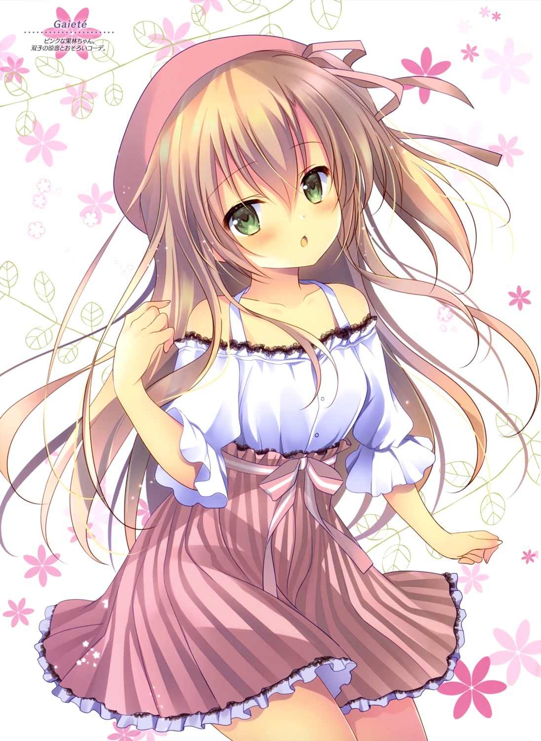 dress shirogane_hina skirt_lift