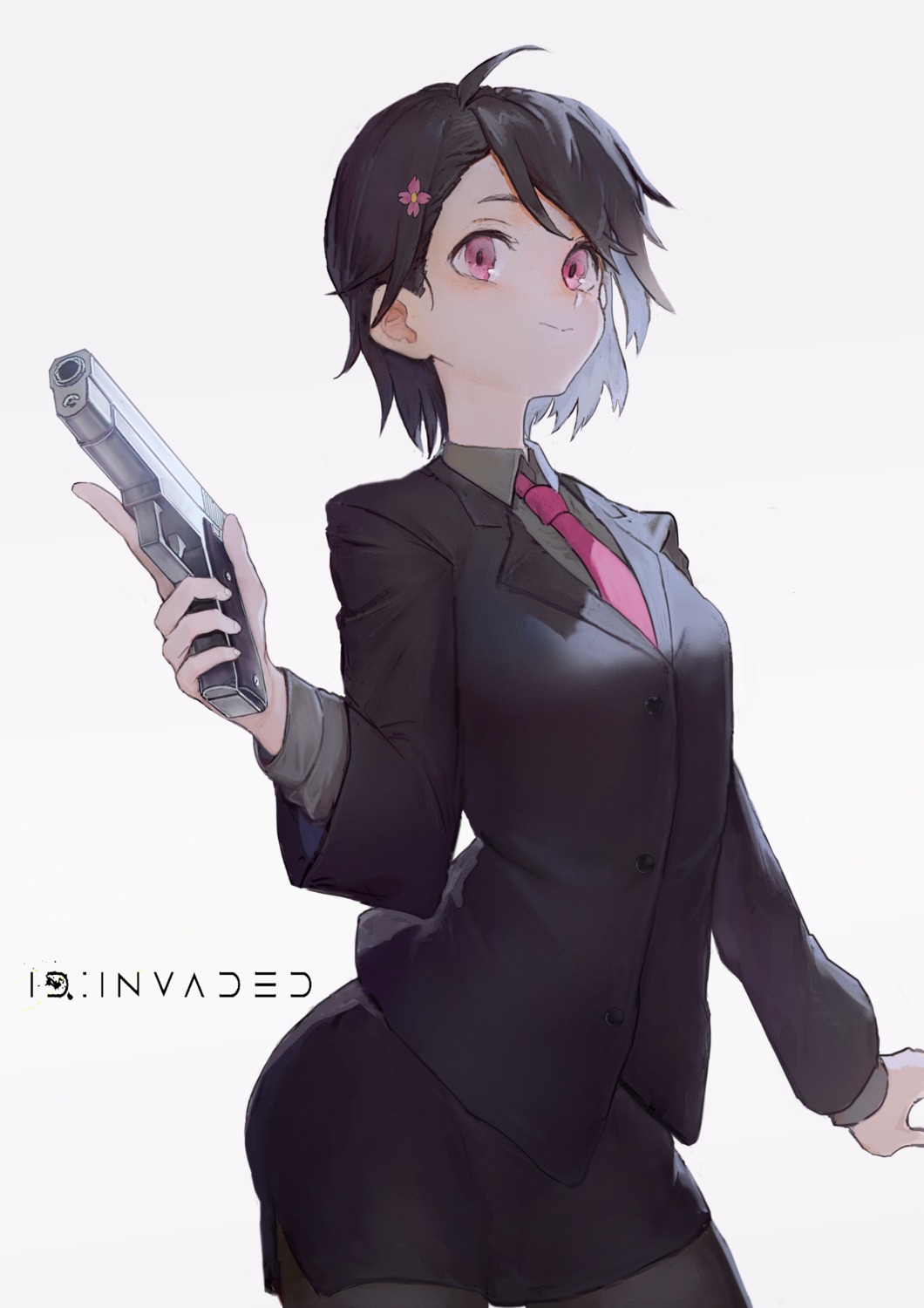 business_suit cutye gun hondoumachi_koharu id_:invaded pantyhose