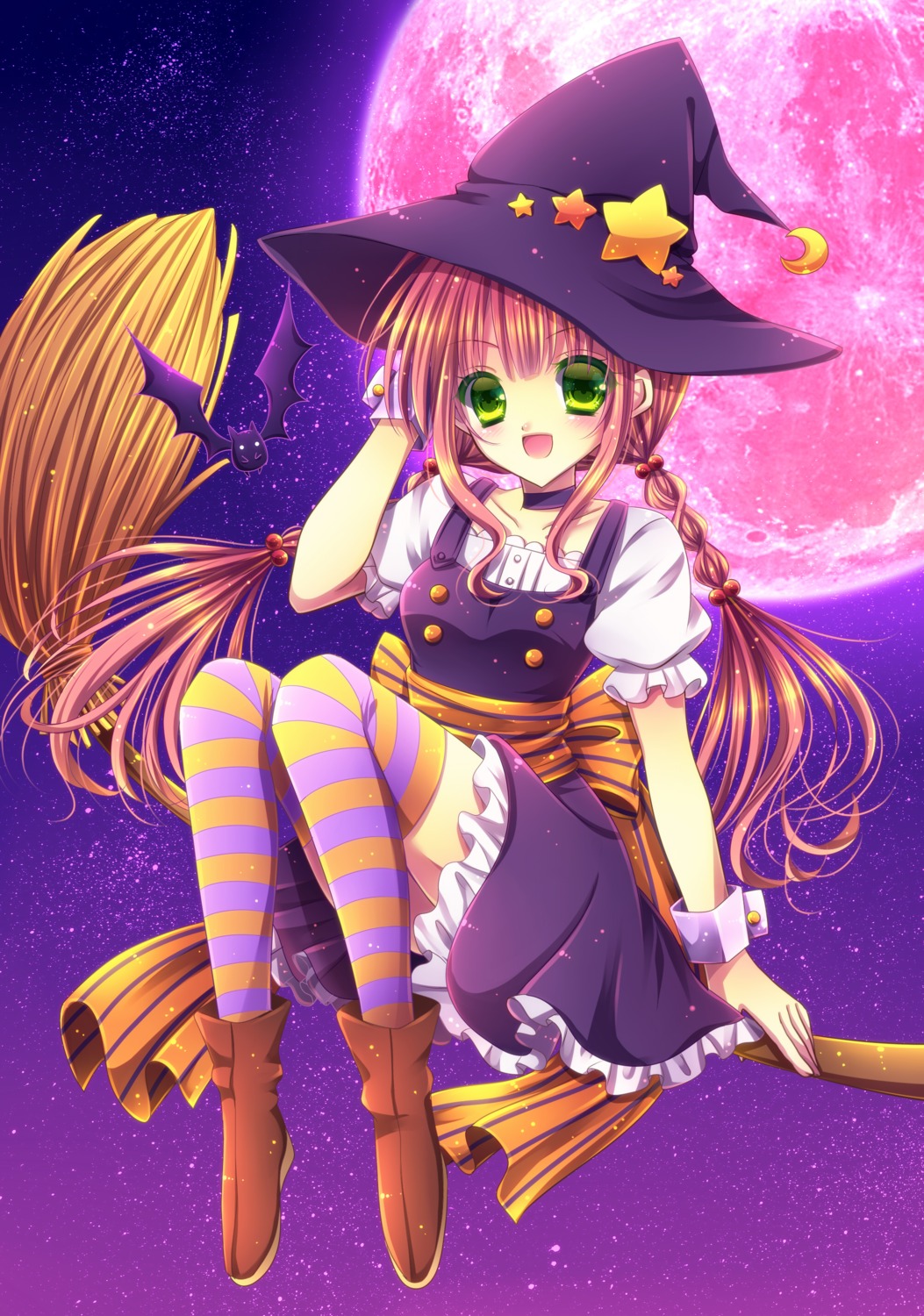 momomiya_mion thighhighs witch