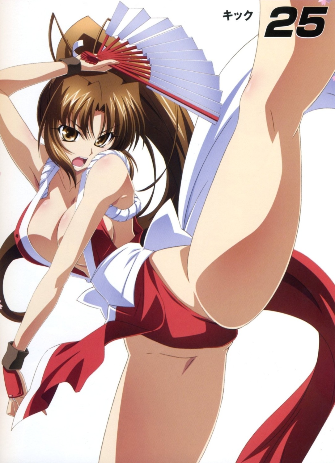 cleavage izumi_mahiru king_of_fighters queen's_gate shiranui_mai snk