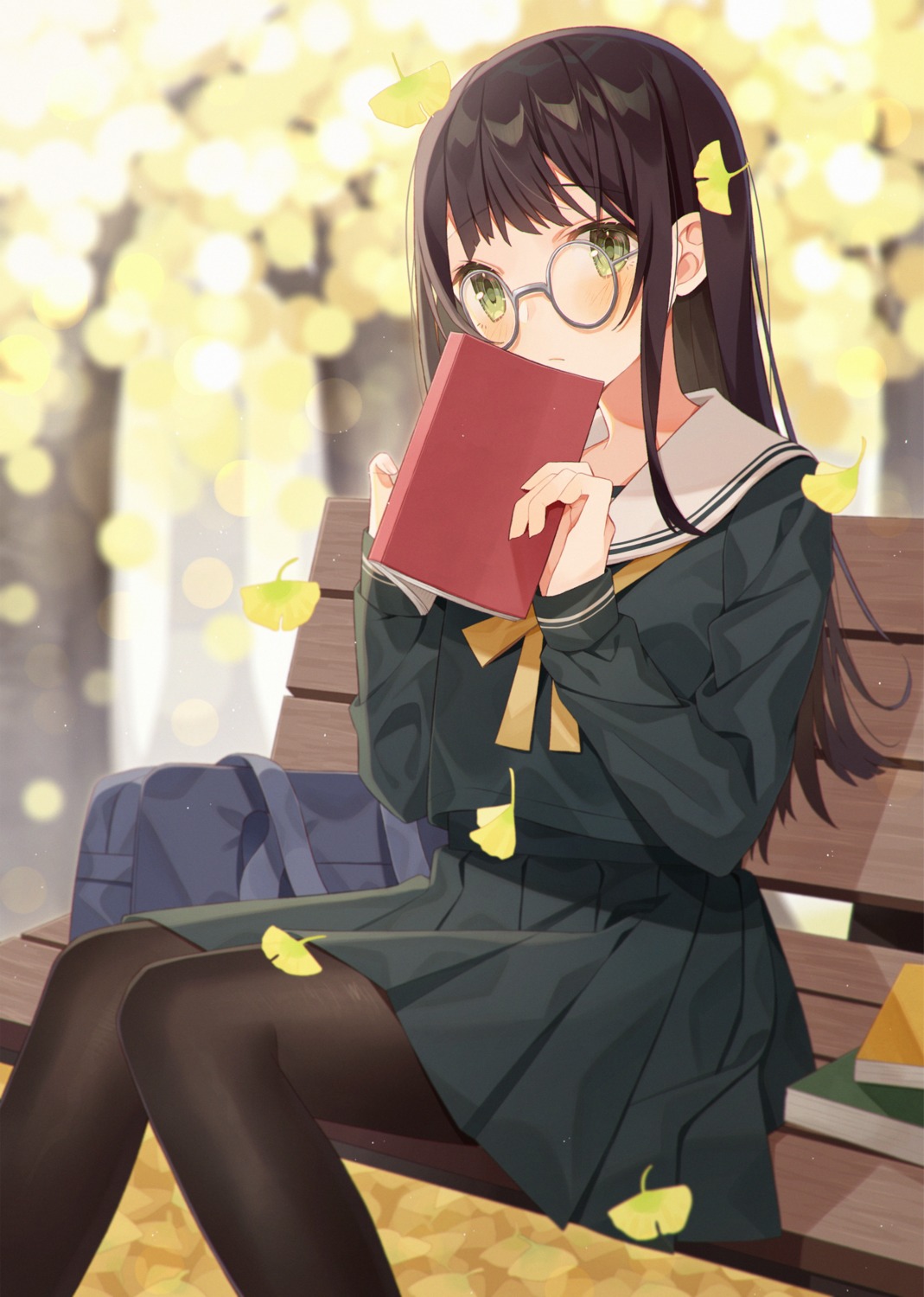 megane minase_nagi pantyhose seifuku