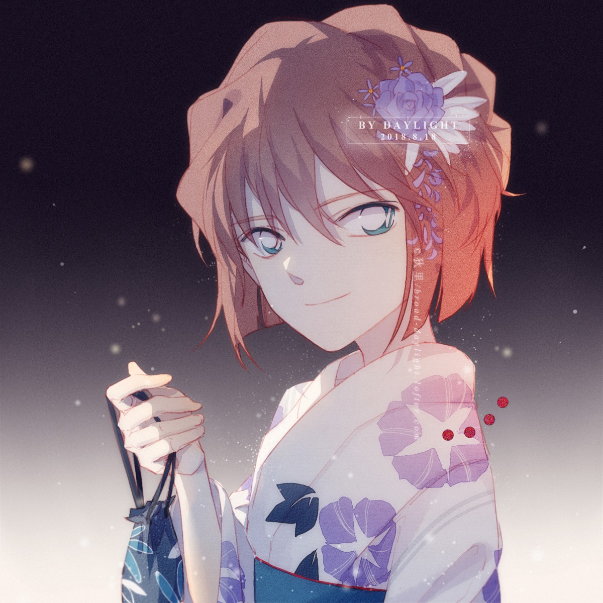 daylight haibara_ai meitantei_conan yukata