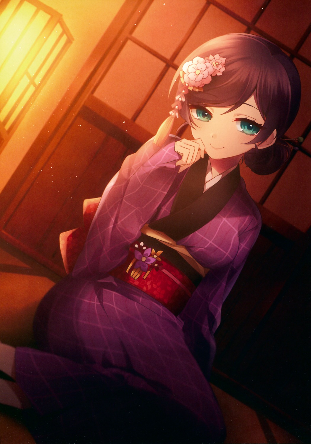 kimono love_live! sakura_yuki toujou_nozomi