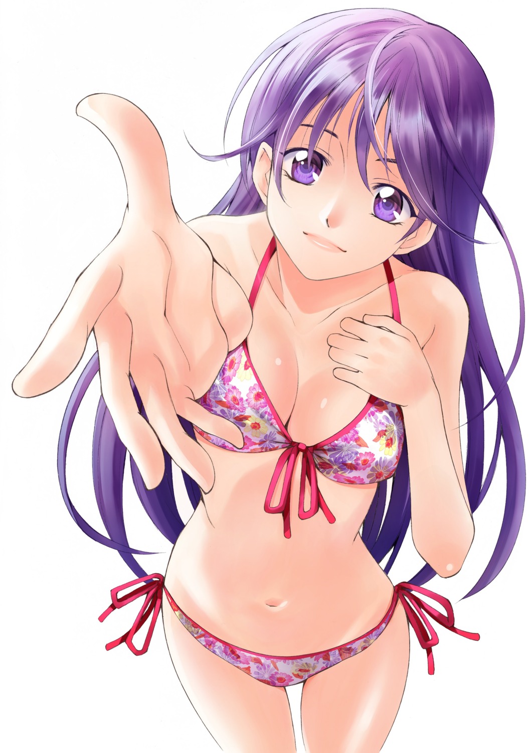 bikini cleavage eba_yuzuki kimi_no_iru_machi seo_kouji swimsuits