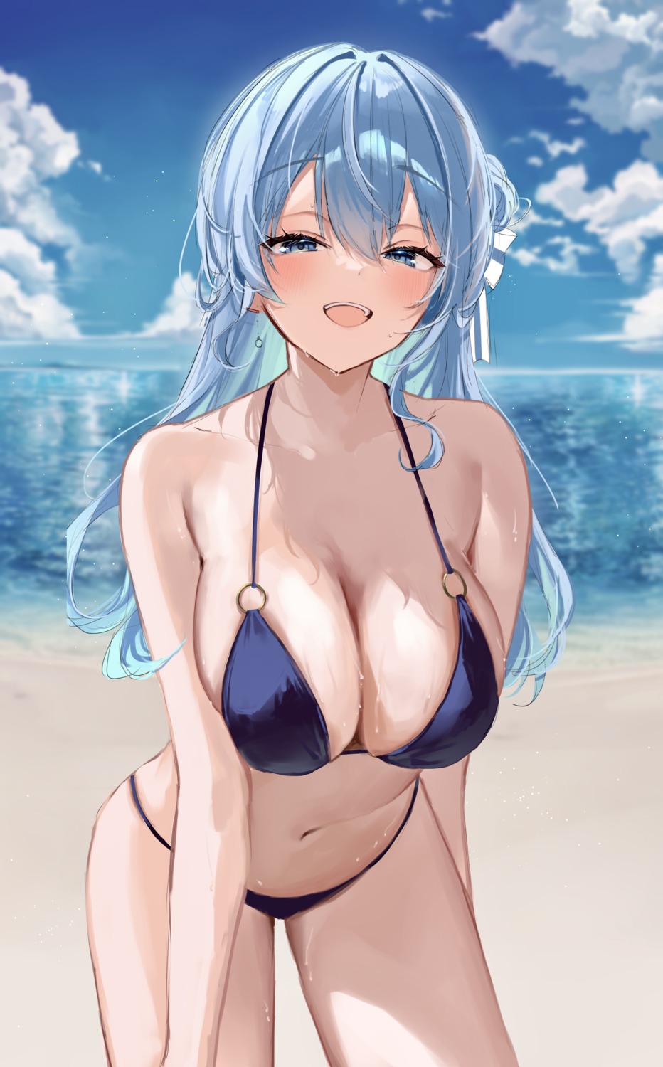 bikini hololive hoshimachi_suisei swimsuits wet ya_ta