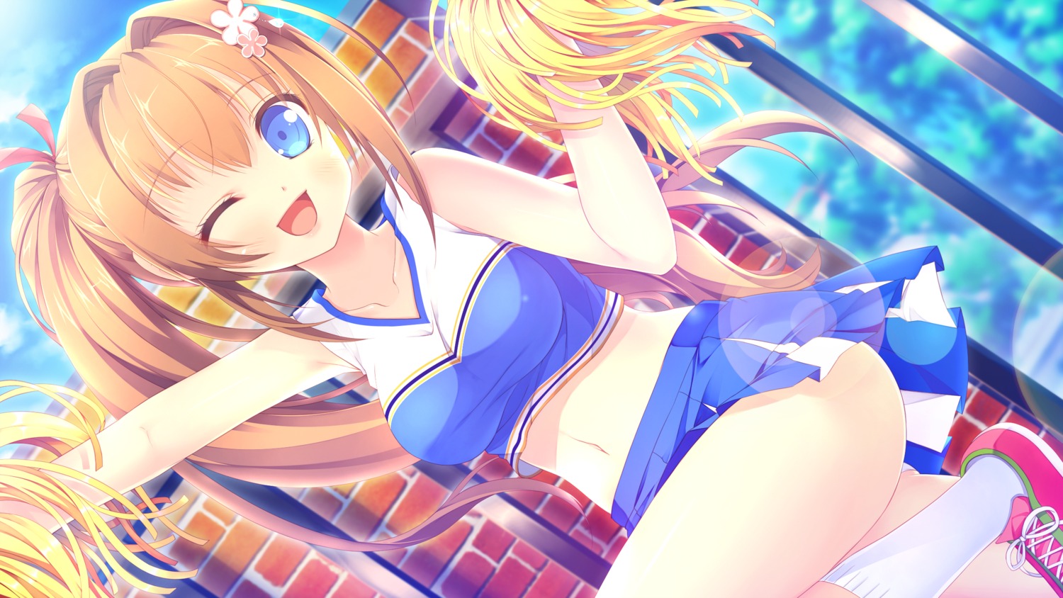 alcot cheerleader game_cg loverec narumi_yuu pantsu yoshinaga_chiho