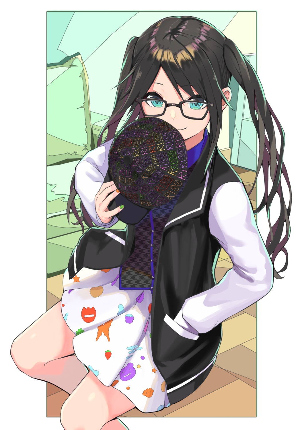 megane merooon mitsumine_yuika the_idolm@ster the_idolm@ster_shiny_colors
