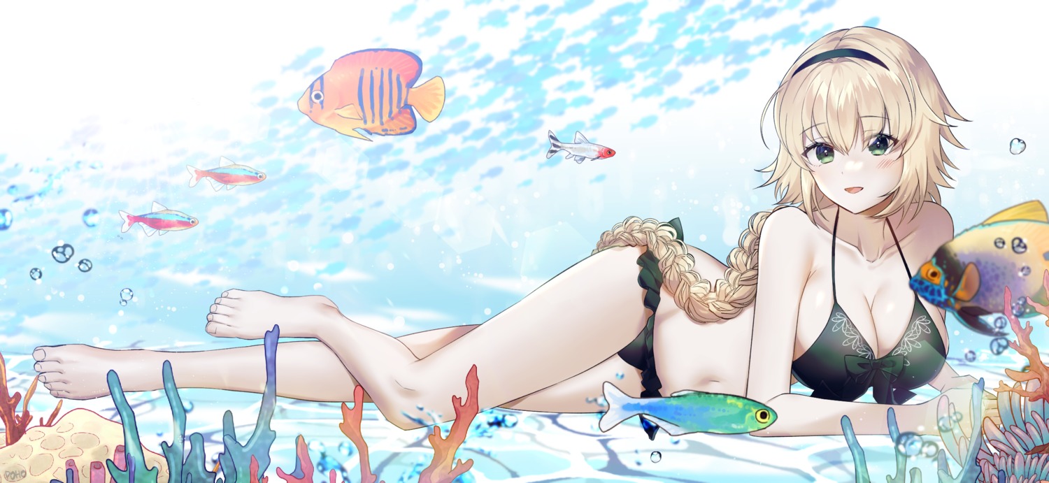 bikini fate/grand_order jeanne_d'arc jeanne_d'arc_(fate) poho swimsuits