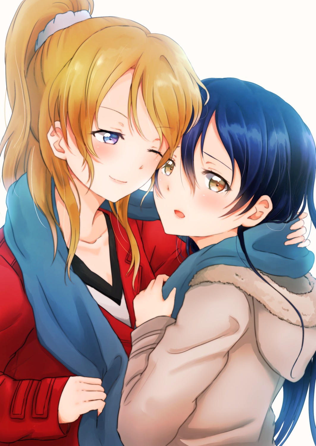 ayase_eli lilylion26 love_live! sonoda_umi