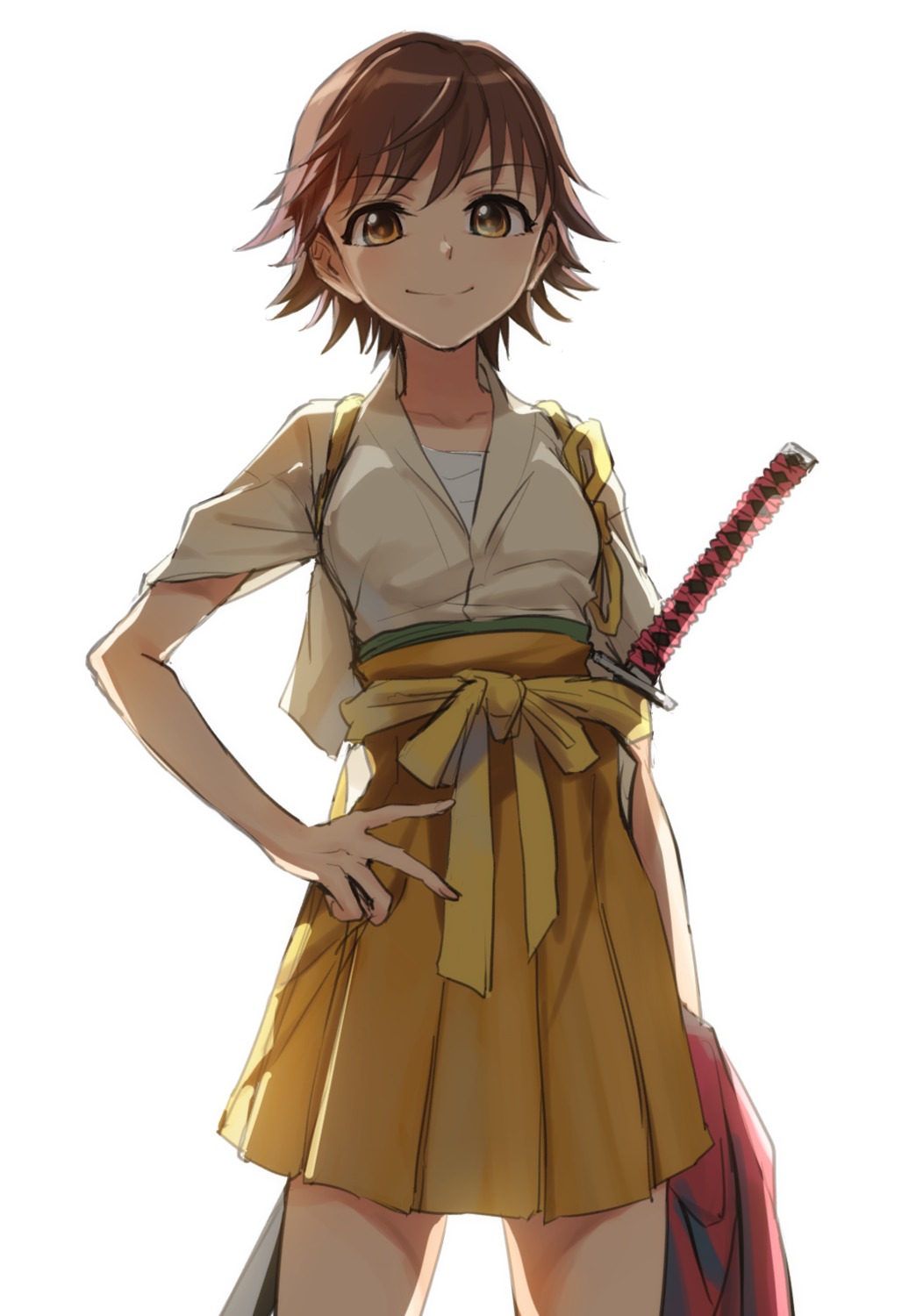 honda_mio japanese_clothes kisetsu sword the_idolm@ster the_idolm@ster_cinderella_girls