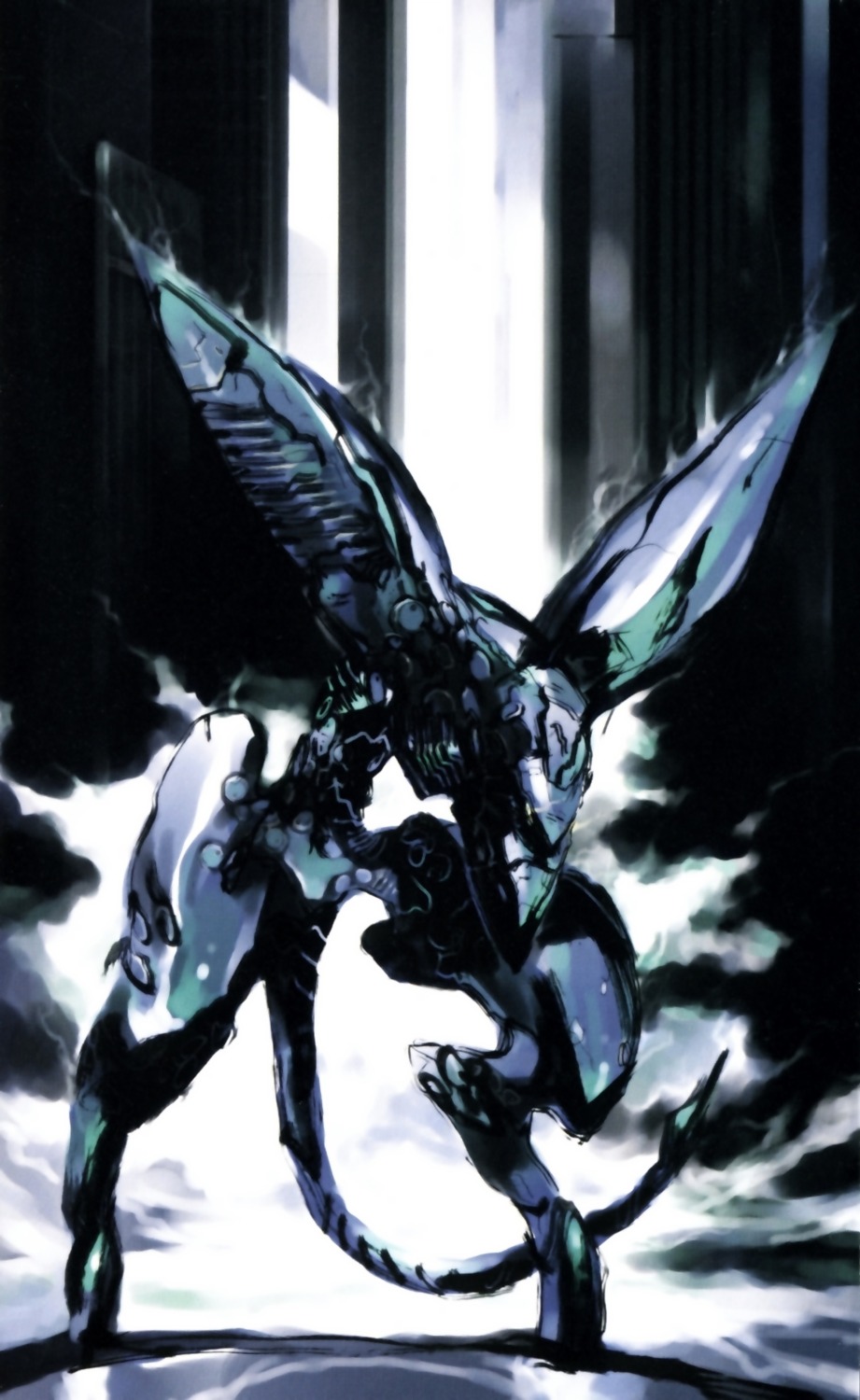 mecha metal_gear metal_gear_ray metal_gear_solid metal_gear_solid_2 shinkawa_yoji