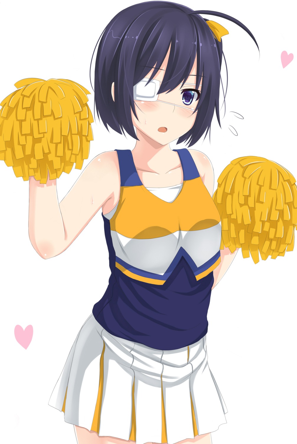 cheerleader chuunibyou_demo_koi_ga_shitai! eyepatch mizunashi_kenichi takanashi_rikka